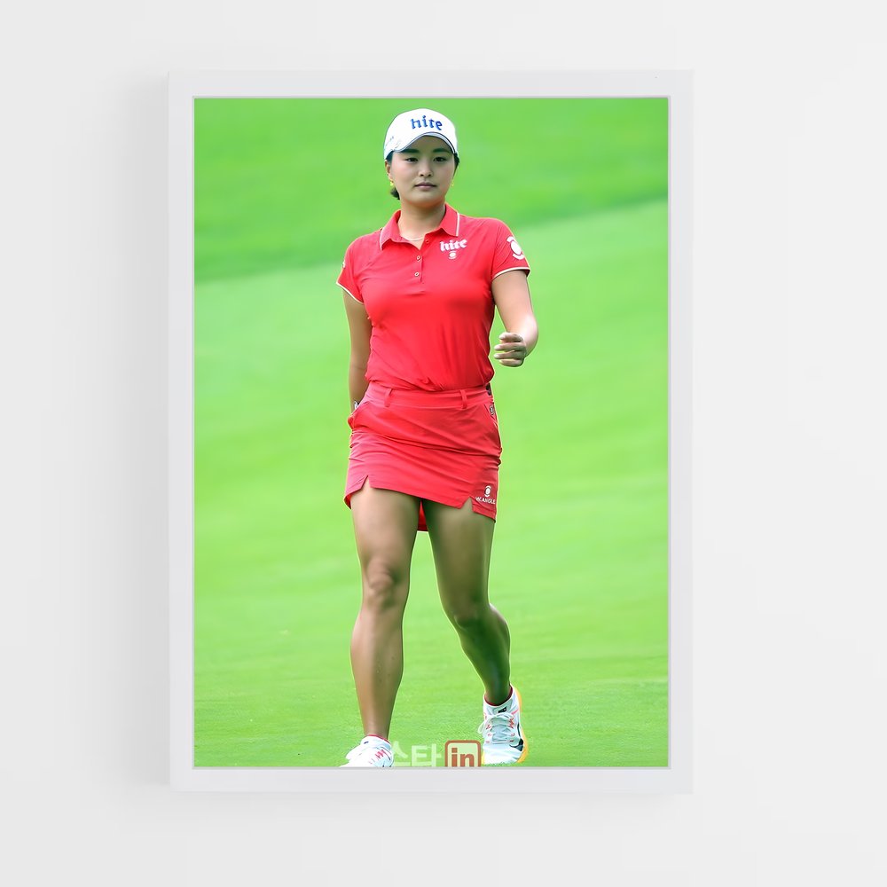 Poster Jin young tee – affiche Golf (vue 3)